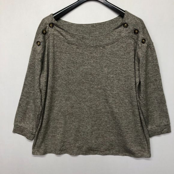 Cable & Gauge Women 3/4 Sleeve Blouse Top Shirt Plus Size 1X Casual B244 -20 - Picture 11 of 14